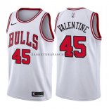 Maillot Chicago Bulls Denzel Valentine Association 2017-18 Blanc