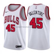 Maillot Chicago Bulls Denzel Valentine Association 2017-18 Blanc