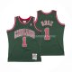 Maillot Chicago Bulls Derrick Rose NO 1 Mitchell & Ness 2008-09 Vert2