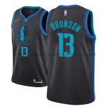 Maillot Dallas Mavericks Jalen Brunson Ciudad 2018-19 Noir Maillot Dallas Mavericks Jalen Brunson Ciudad 2018-19 Noir