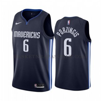 Maillot Dallas Mavericks Kristaps Porzingis Statement 2019-20 Bleu