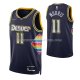 Maillot Denver Nuggets Monte Morris NO 11 Ville 2021-22 Bleu