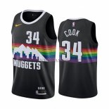 Maillot Denver Nuggets Tyler Cook Ville Noir Maillot Denver Nuggets Tyler Cook Ville Noir