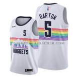 Maillot Denver Nuggets Will Barton Ville Edition Blanc Maillot Denver Nuggets Will Barton Ville Edition Blanc