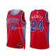 Maillot Detroit Pistons Jamorko Pickett NO 24 Ville 2021-22 Rouge