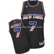 Maillot Drapeau Americain New York Knicks Anthony Noir