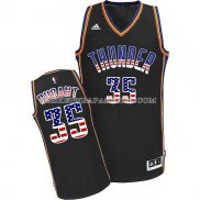 Maillot Drapeau Americain Oklahoma City Thunder Durant Noir