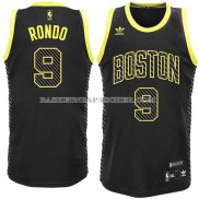 Maillot Electricite Mode Boston Celtics Rondo Noir