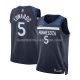 Maillot Enfant Minnesota Timberwolves Anthony Edwards Icon Bleu