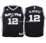 Maillot Enfant San Antonio Spurs Aldridge 2016 Noir