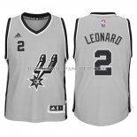 Maillot Enfant San Antonio Spurs Leonard 2016 Gris