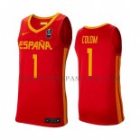 Maillot Espagne Quino Colom 2019 FIBA Baketball World Cup Rouge 0a