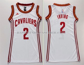 Maillot Femme Cleveland Cavaliers Irving Blanc