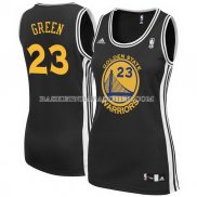 Maillot Femme Golden State Warriors Green Noir