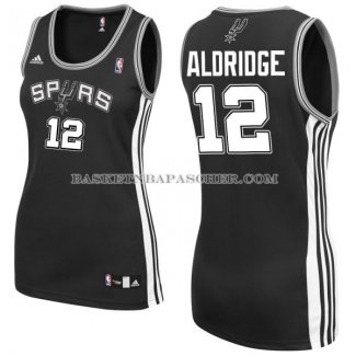 Maillot Femme San Antonio Spurs Aloridge Noir