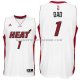 Maillot Fete des peres Miami Heat Dad Blanc