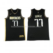 Maillot Golden Edition Dallas Mavericks Luka Doncic 2020-21 Noir