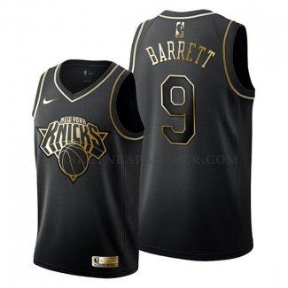 Maillot Golden Edition New York Knicks R.j. Barrett Noir
