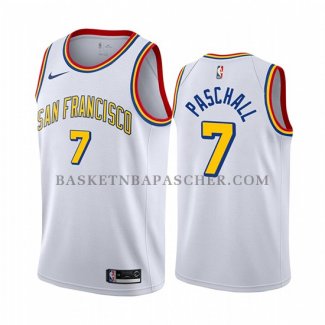Maillot Golden State Warriors Eric Paschall Hardwood Classics Blanc