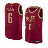 Maillot Houston Rockets Gary Clark Ville 2018-19 Rouge Maillot Houston Rockets Gary Clark Ville 2018-19 Rouge