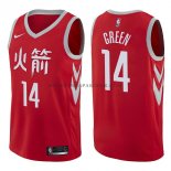 Maillot Houston Rockets Gerald Green Ciudad 2017-18 Rouge
