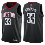 Maillot Houston Rockets Ryan Anderson Statehombret 2017-18 Noir Maillot Houston Rockets Ryan Anderson Statehombret 2017-18 Noir