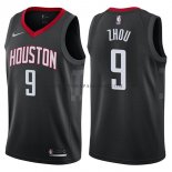 Maillot Houston Rockets Zhou Qi Statehombret 2017-18 Noir Maillot Houston Rockets Zhou Qi Statehombret 2017-18 Noir