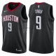 Maillot Houston Rockets Zhou Qi Statehombret 2017-18 Noir