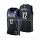 Maillot Indiana Pacers Oshae Brissett NO 12 Ville 2022-23 Bleu