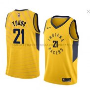 Maillot Indiana Pacers Thaddeus Young Statement 2018 Jaune