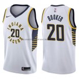 Maillot Indiana Pacers Trevor Booker Association 2017-18 Blanc