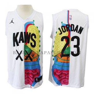 Maillot KAWS x Jordan x NBA Blanc