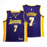 Maillot Los Angeles Lakers Carmelo Anthony NO 7 Statement Volet