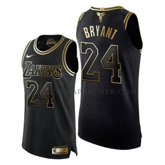 Maillot Los Angeles Lakers Kobe Bryant Gold Black Mamba Or Noir