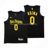 Maillot Los Angeles Lakers Kyle Kuzma NO 0 Ville 2019-20 Noir Maillot Los Angeles Lakers Kyle Kuzma NO 0 Ville 2019-20 Noir