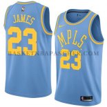 Maillot Los Angeles Lakers Lebron James Classic 2017-18 Bleu