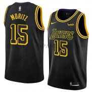 Maillot Los Angeles Lakers Moritz Wagner Ciudad 2017-18 Noir