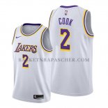 Maillot Los Angeles Lakers Quinn Cook Association Blanc
