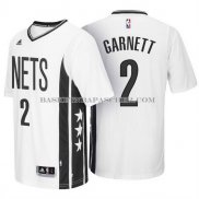 Maillot Manche Courte Brooklyn Nets Garnett Gris