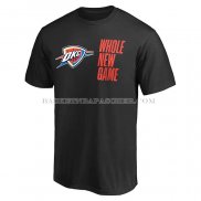 Maillot Manche Courte Oklahoma City Thunder Whole New Game Noir