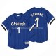 Maillot Manche Courte Orlando Magic Penny Hardaway NO 1 Bleu