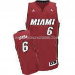 Maillot Miami Heat James Rouge