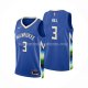 Maillot Milwaukee Bucks George Hill NO 3 Ville 2022-23 Bleu