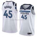 Maillot Minnesota Timberwolves Cole Aldrich Association 2018 Bla