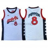 Maillot NBA USA 1996 Pippen Blanc