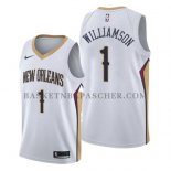 Maillot New Orleans Pelicans Zion Williamson Association 2019-20 Blanc