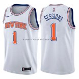 Maillot New York Knicks Ramon Sessions Statehombret 2017-18 Blan
