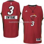 Maillot Noel Miami Heat Wade 2014 Rouge