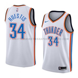 Maillot Oklahoma City Thunder Josh Huestis Association 2018 Blan