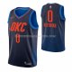 Maillot Oklahoma City Thunder Russell Westbrook NO 0 Statement Bleu
